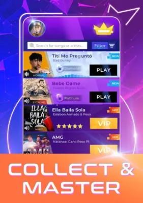 Beat Tiles Music Game android App screenshot 3